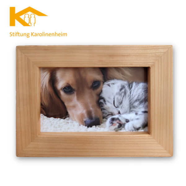 picture frame with ashes